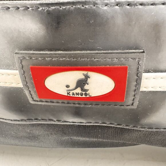 kangol black nylon backpack Medium Size Front Pocket And Logo main image 6